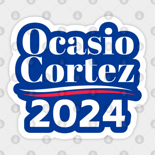 OCA Alexandria Ocasio-Cortez 2024 We Can Wait #4 Sticker by SalahBlt